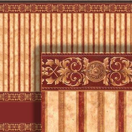 Dolls house wallpaper wainscot - dolls,