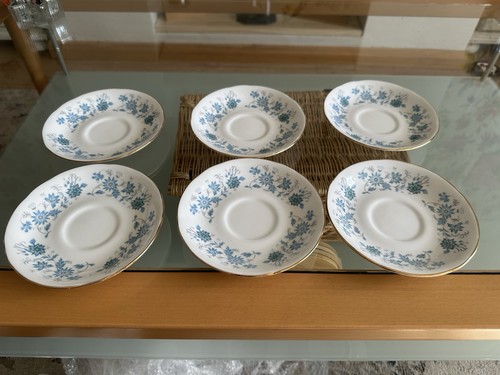 Colclough braganza saucers - saucers,