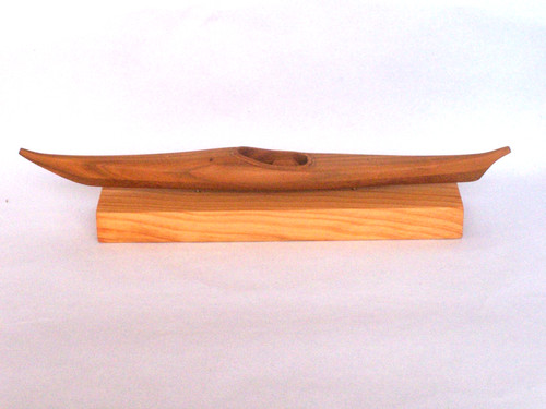Handcarved sea kayak trophy