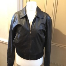 Aviatrix Vintage Black Leather