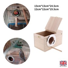 Wooden Bird Breeding Box Cage