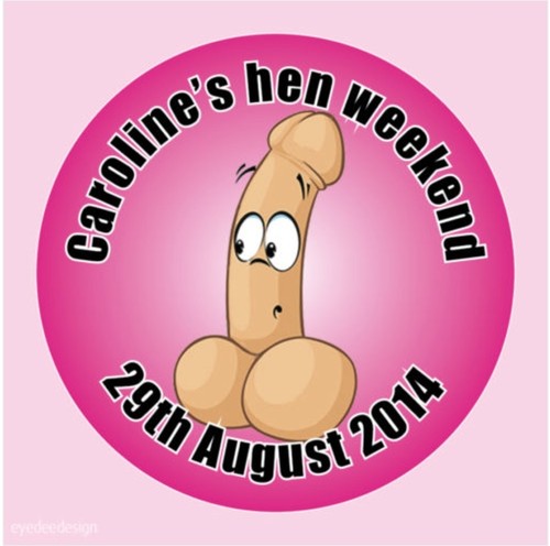 Personalised hen party night - party,