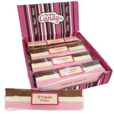 Triple Flavour Nougat Bars 130g (The Real Candy Co.)