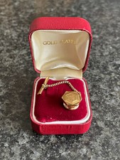 Vintage Yellow Gold Plated Tie