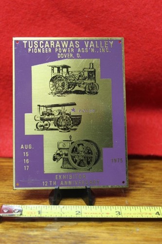 Dash plaque 1975 - dash,