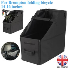 Bike Storage Box Collapsible Carrying Transport Bag For Brompton Bike w/cover UK