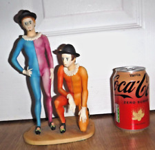 BORDER FINE ARTS Standing Clowns Figure ~ Ben Black ~ Ltd Ed 1184/1850 Excellent