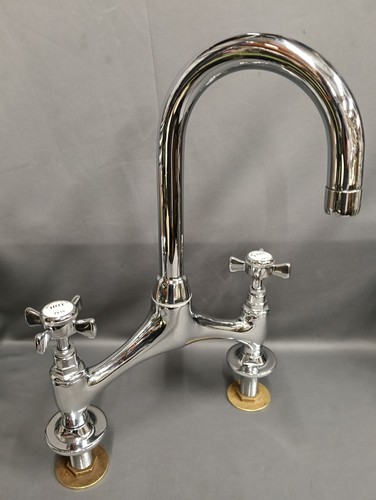 Chrome bridge mixer taps - mixer,