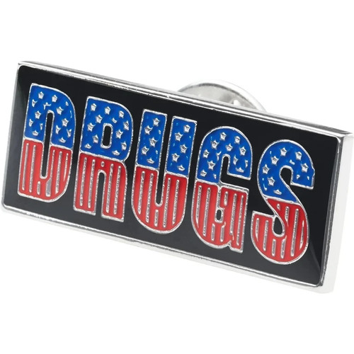 Supreme drugs pin - drugs, badge