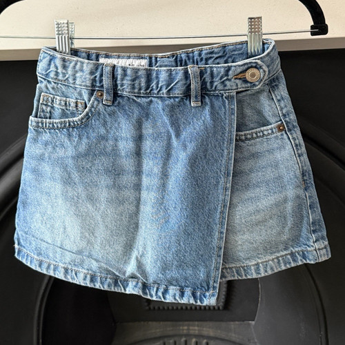 Zara girls blue denim skort - girls,