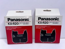 Genuine Panasonic KX-R20 Correctable Film Typewriter Ribbon Cassette x2. BN