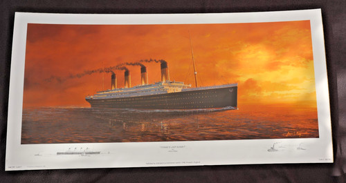 Titanic last sunset - last, sunset”
