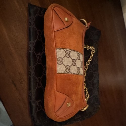 Vintage gucci orange suede - vintage,