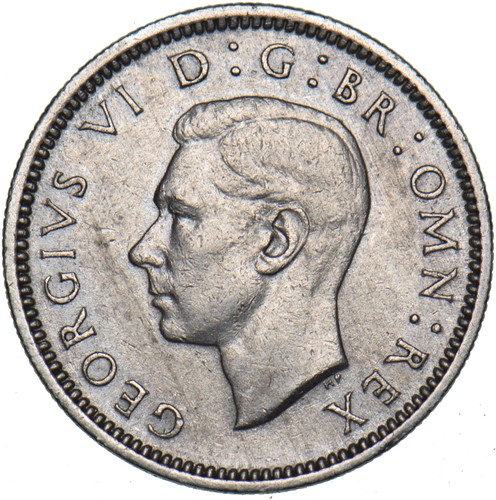 1952 sixpence george vi - sixpence,