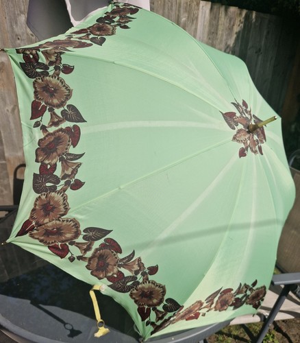 Vintage lawtex parasol green - vintage,