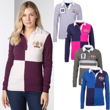 Womens Rugby Polo Shirt Long