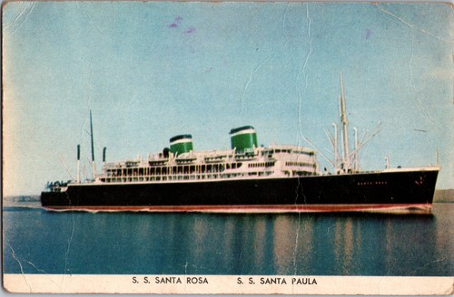 Santa rosa paula ship - s.s.,