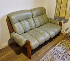 Fabulous Mid-Century Vintage Norwegian Ekornes Montana 1980s Two-Seater Sofa