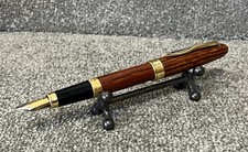 GOOD QUALITY CHUNKY WOODEN FOUNTAIN PEN-GERMAN NIB-GREENWICH COLLECTION (C5)
