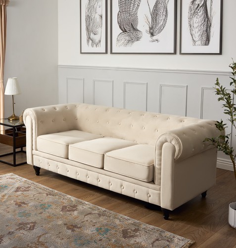 Chesterfield sofa suite velvet - chesterfield,