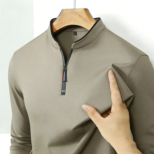 Men half zip - men, sleeve
