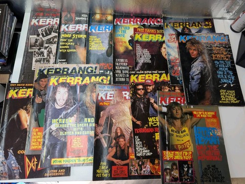 Vintage kerrang magazine - vintage, kerrang!