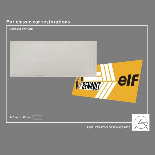 Classic elf windscreen sticker - elf,