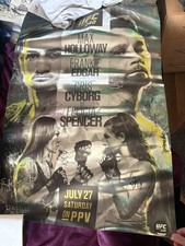 UFC 240 Signed Poster