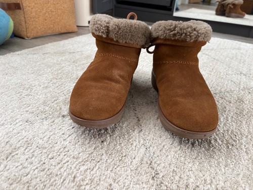 Brown suede women chunky - brown, women's