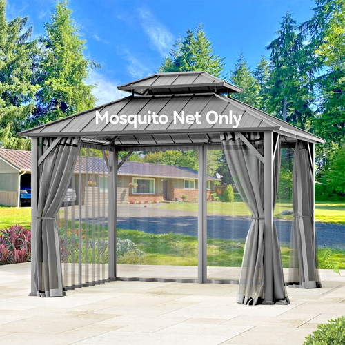 Gazebo mosquito netting - gazebo,