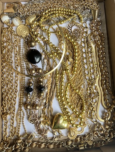 Vintage modern necklace lot - modern,