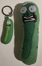 Pickle Rick figure plush doll