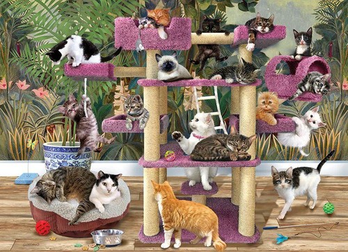 Cobble hill jungle cats jigsaw - cobble,