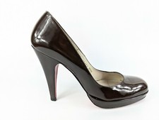 Faith Solo Dark Brown Patent