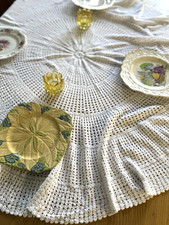 Vintage Crochet Tablecloth