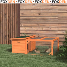 Rabbit hutch with run - rabbit,