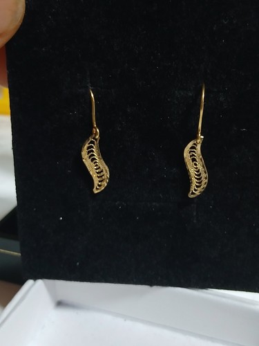 9ct gold earrings for pierced - 9ct,