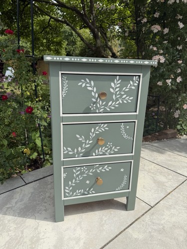 Upcycled bedside table small - upcycled,