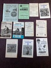Motor cycle racing programmes