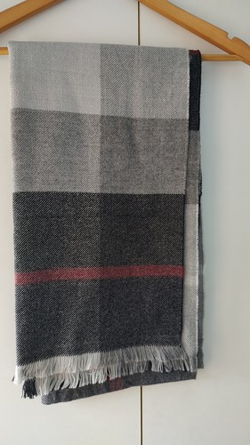 Large mens scarf - mens, wool
