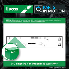 HT Leads Ignition Cables Set fits FORD P100 Mk2 1.6 2.0 82 to 92 Lucas 1063609