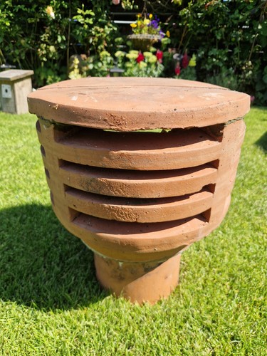 Terracotta gas chimney - chimney, pot