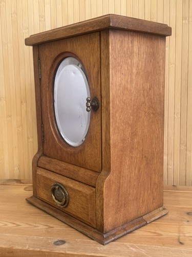 Antique oak apothecary - oak,