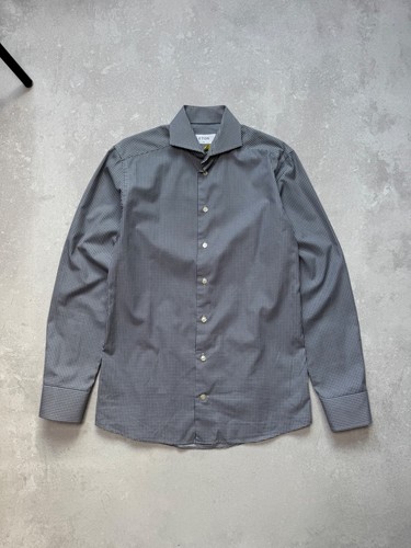 Eton micro check dress shirt - micro,