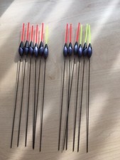 MAVER POLE FLOATS. 12 In Total Nice Floats.  Match Coarse Fishing Job Lot Floats