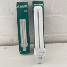2 X G24d-3 LIGHT BULB JOBLOT LAMP SYLVANIA 26W LYNX D CF-D 827 1710LM