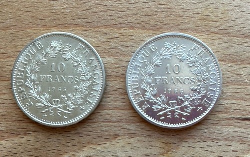 Silver francs - silver, 2
