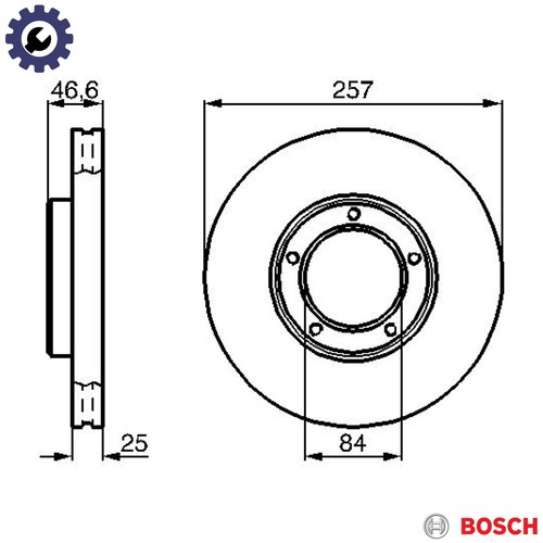 Brake disc 986 478 397 - disc, 0