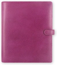 Filofax Finsbury A5 Leather Organiser - Raspberry A5, 
