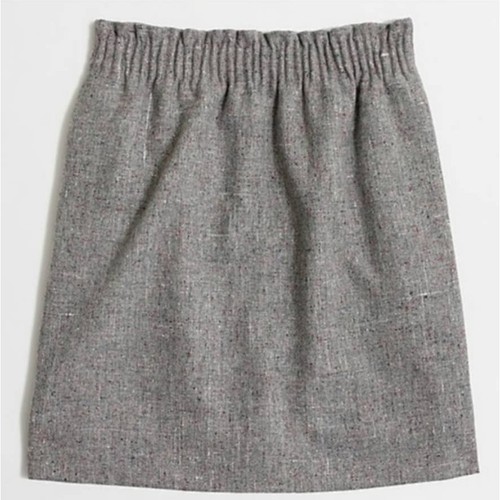 Crew gray wool woven - gray,